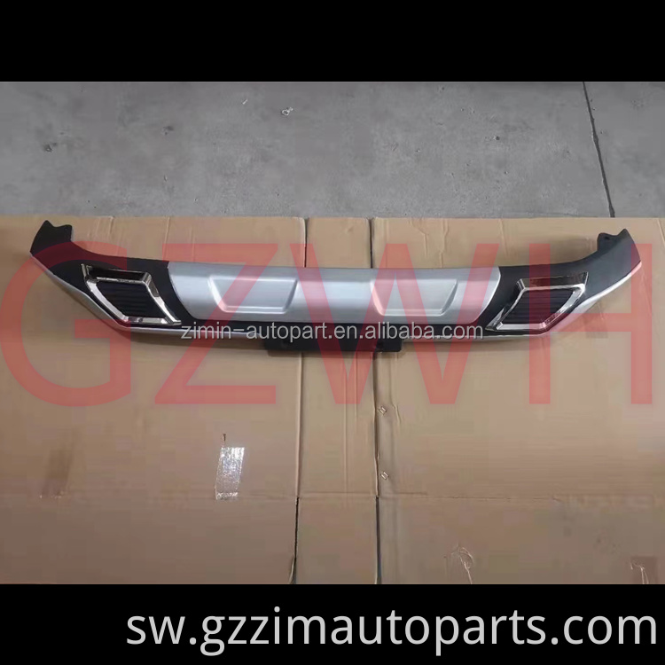 car accessories abs plastic front bumper guard for Dmax 2021